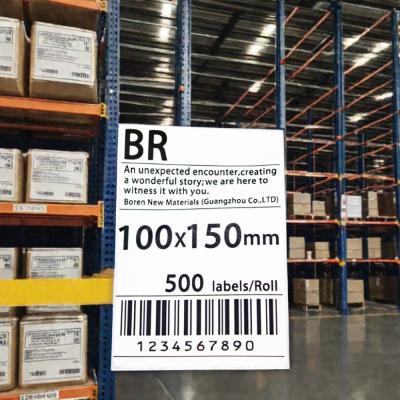 中国 Industrial Logistics Express Paper 100x150 Size Logistics Sheet for Packaging Labels 販売のため