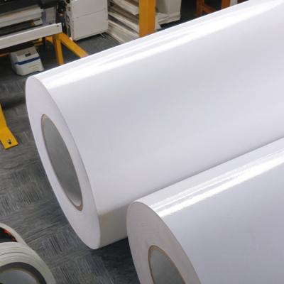 中国 80g Coated Paper Label Material for High Peel Strength 20min and 70±5% Liner Thickness 販売のため