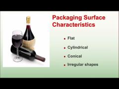 The application of pressure-sensitive label materials in the alcoholic beverages industry.