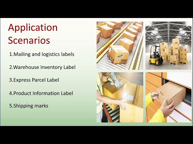 Labels widely used in the logistics and transportation sector, supplied by Chinese label material su