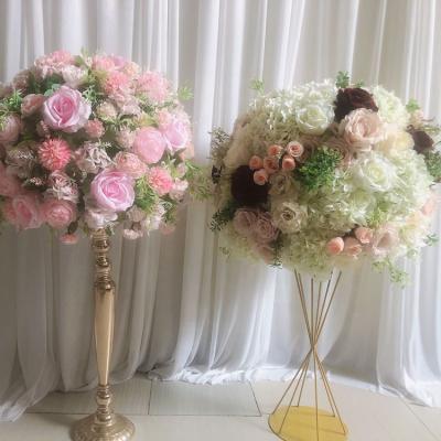 China GIGA artificial flower hand made factory in Tianjin wedding centerpiece for flower ball wedding centerpieces for sale