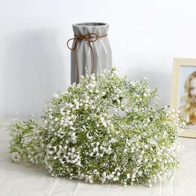 China Full Type Plastic Wreath Artificial Plastic Garland Baby's Breath Flowers GIGA Hot Selling Artificial Flower for sale