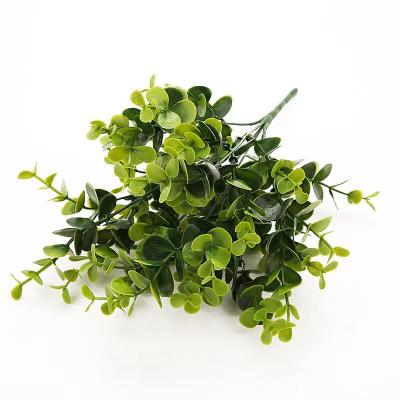 China Wedding Plastic Artificial Plant Wall Simulation Eucalyptus Grass Flower Arrangement Decoration Potted Grass for sale