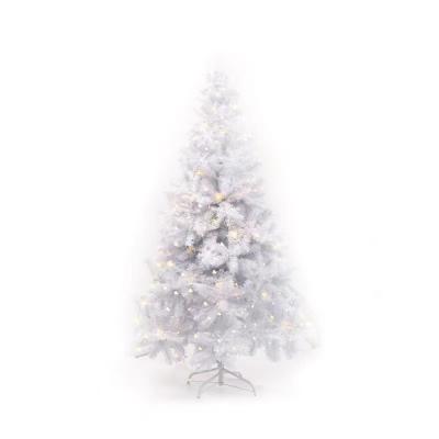 China Christmas White Christmas Tree Set Encryption LED Illuminated Christmas Tree Set for sale