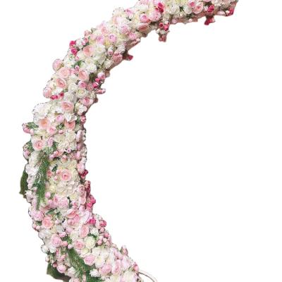 China Fashional GIGA 6ft iron rose flower arch garden arch flower arch to wedding decorations equipment backdrop for sale