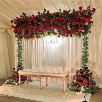 China GIGA wedding artificial flower round event arch for sale event decoration decorative flowers and garlands for sale