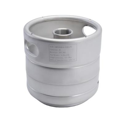 China Beer Pack Beer Keg Mini Draft Beer Growler Beer Barrels Home Brew 304 Stainless Steel 5L 10L LOGO Color Customized Silver Silk for sale