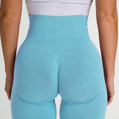 China Breathable 15 Colors Running Seamless Shorts Women Push Up Fitness High Waist Shorts Female Slim Workout Dropshipping 2021 for sale