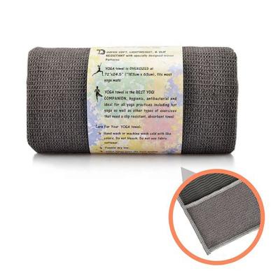 China QUICK DRY 90% Polyester, Polyamide Microfiber Towel Quality Geological Soft Non-Slip Yoga Towel for sale