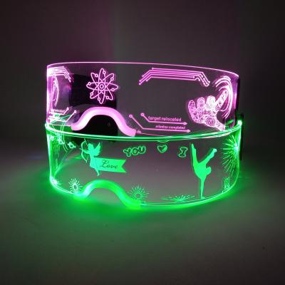 China Festival Props Hot Selling Lead Glasses Led Party Glasses With CE Certificate Lead Glasses Party for sale