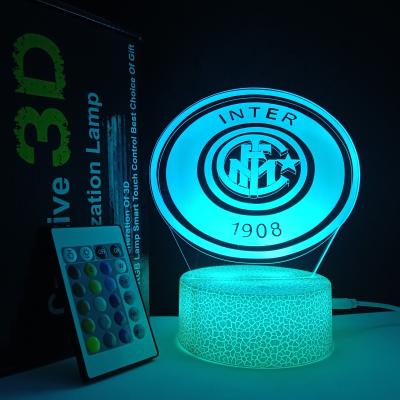 China Touch 7 LED Colors / 16 Colors Remote Customize Paly 3D Night Light Designs 3D Acrylic Acrylic Light Station Xbox 3D Light for sale