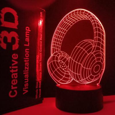 China Anime 3D Lamp 3D Night Lamp Youtube Anime 3D Night Light Flashing Light Multi-colors 7 Changing 3D Night Light Anime for sale