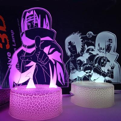 China Touch 7 LED Colors / 16 Colors Remote CE Rohs Certificated 3D Night Light 3D Night Light Anime With CE Certificate 3D Night Light Base for sale