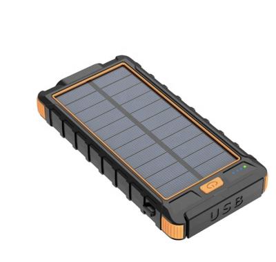 China Type-c/Android/i PH Model Multi Functional Solar Input Shockproof Li-polymer Powerbank 10000 mAh New Lighting Port Power Bank With Led Torch Lantern for sale