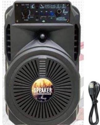 China Mobile AirPlay Speaker 6 Inch Trolley Outdoor Party Portable Blue Tooth Speaker With Led Display for sale