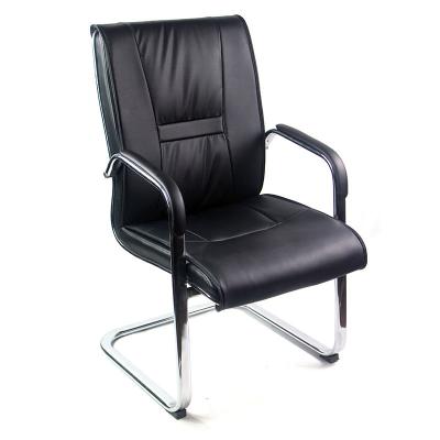 China Other Office Training PU Conference Visitor Chair Low Back Leather Office Furniture for sale