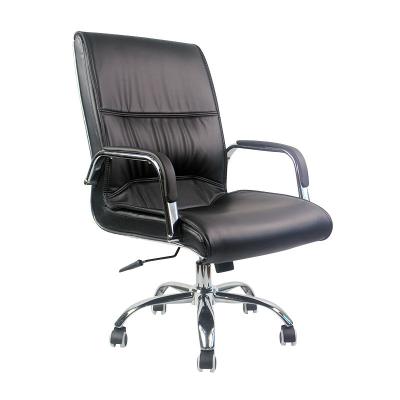 China (Height)Adjustable Classic For Lumbar Support PU Swivel Chair Ergonomic Leather Office Furniture for sale