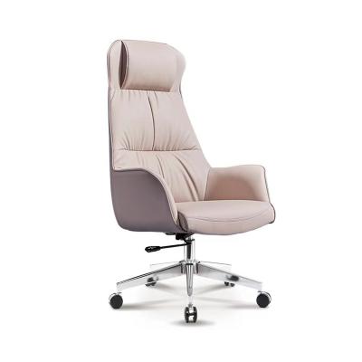 China High Grade Adjustable PU Leather Office Furniture Aluminum Low (Height) Chair With Fixed Armrest for sale