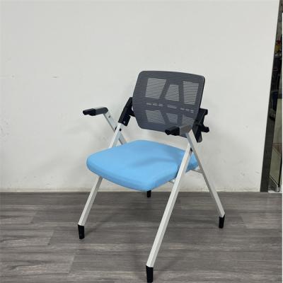 China Modern Office Folding Chair with Mesh Arms Premium Steel Task Chair for sale