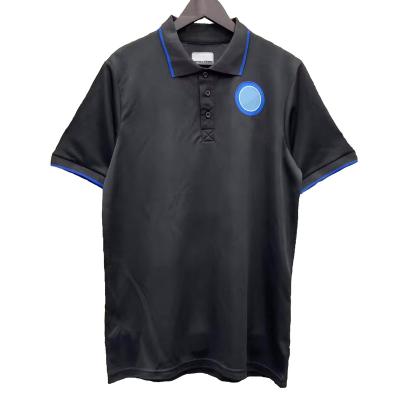 China Shirts & Main the Thai version POLO Football Jersey black good quality Italian football wholesale 23-24 season for sale