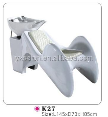 China 2017 European Shampoo Chair Hot Selling All White Style Adjustable Shampoo Chair (K27) for sale