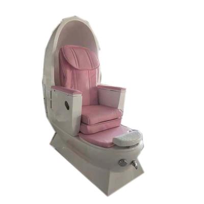 China 2021 Hot Sale 3 Years Warranty Top Selling Luxuary Whte&Pink Hot Spa Chair Pedicure Chair With Foot Massager And Bowl SJ20210430-4 for sale