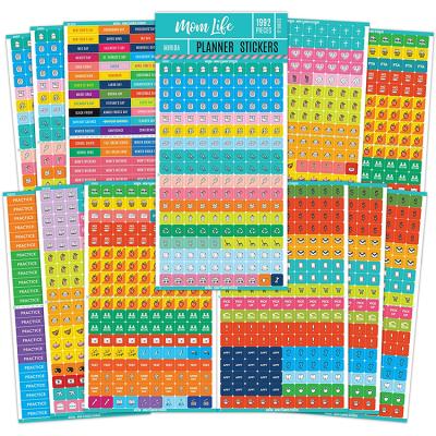 China Decorative Sticker Workout, Healthy Eating, Gym Exercise Habit Theme Planner Stickers School for Calendar Diary for sale