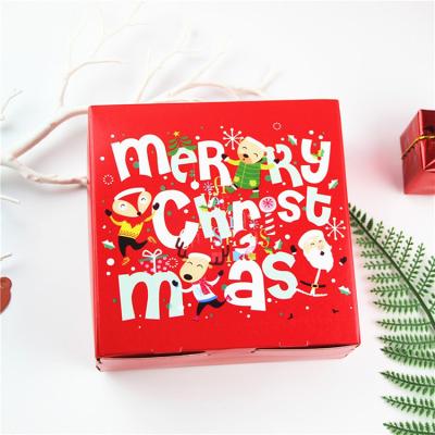 China Premium Christmas Gift Box Design Santa Claus Snowman Candy Cookie Paper Envelope Storage Box, Gift Paper Box For Christmas for sale