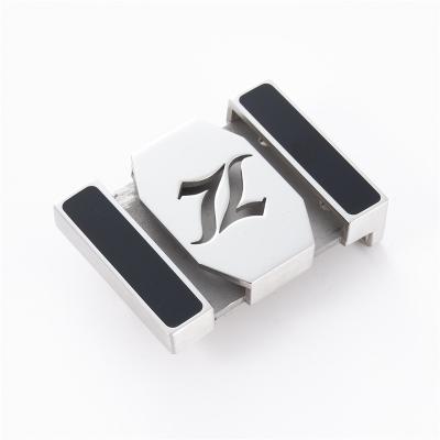 China Custom Detachable Customized Belt Buckle Nickel Free Stainless Steel Brands Buckle Letter Z Logo For Men And Women for sale