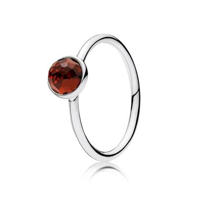 China trendy 925 sterling silver lucky stone ring for sale