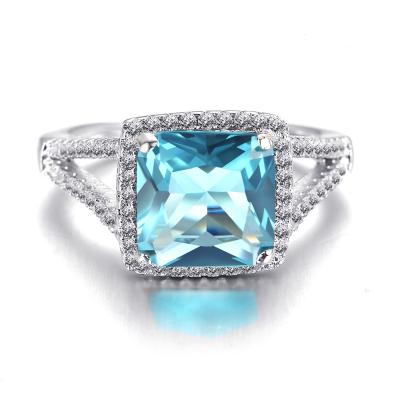 China Latest Engagement Wholesale Silver Stone 925 Sterling Silver Ring for sale