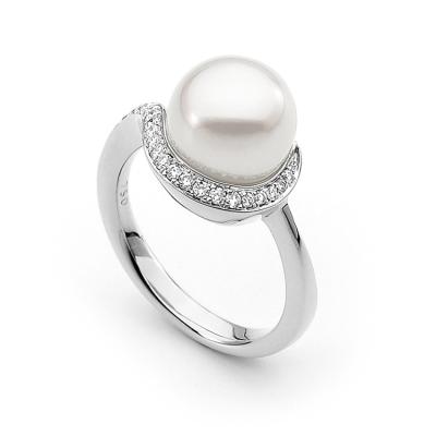 China Sterling Silver CLASSIC Pearl Ring Bulk Custom Jewelry for sale