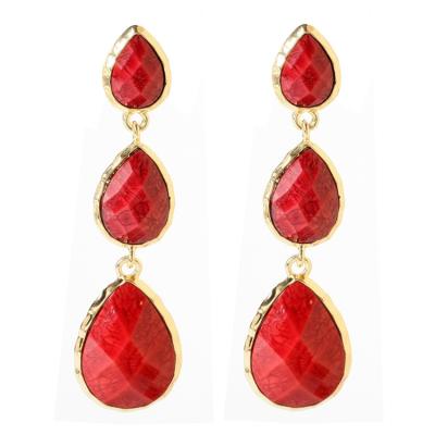 China Fashion Trendy Design Hanging Drop Earrings Women Long Stud for sale