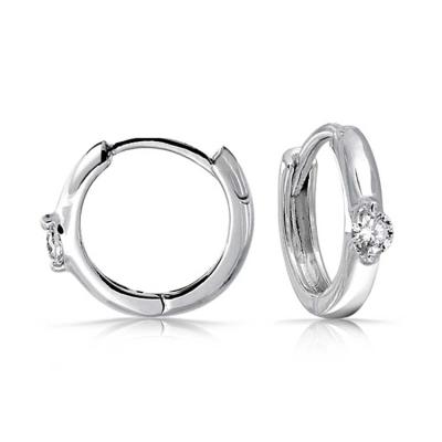 China Trendy Fashion Zircon Clip On Ring 925 Silver Jewelry Korean Earrings for sale