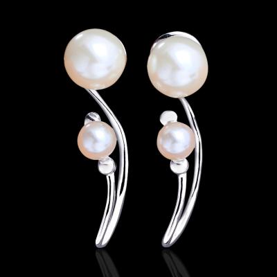 China Korean imitation design of silver fashion small pearl ear cuff earring for wedding for sale