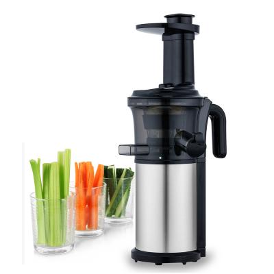 China Hotel Fruit Nutritious Quiet High Motor Slow Masticating Juice Extractor Extractor Cold Press Juicer for sale