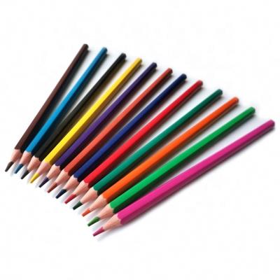 China 20 Years Office 12Pcs Customized Plastic Rainbow Colored Pencil Set for sale