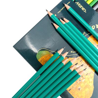 China office & Free Sample School Pencil 7.5 Inch Green Post Standard HB Plastic Sketch Pencil For Students for sale