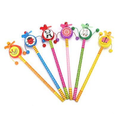 China office & 2021 School Pencil Promotional Custom Pencils With Cute Cartoon Printing 3d Doll Rubber Animal For School Children for sale