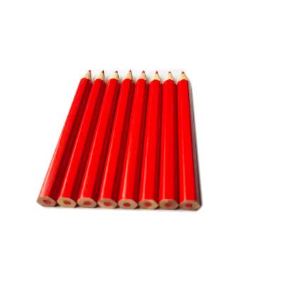 China Bulk Voting Red Drawing Pencils Bulk Colored Voting Softcore Red Color Written 3.5 Inch Pencils Voting Red Pencils for sale