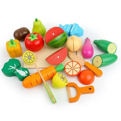 China Doctor Plays Set Children's Funny Fruit and Vegetable Magnetic Cup to See Kitchen Baby's Intelligence Development of Each Toy Simulation Set for sale