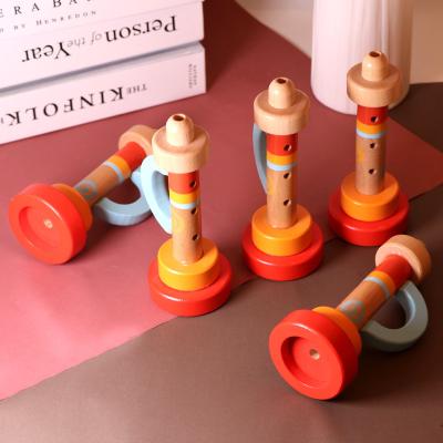 China Wooden Wooden Children Trumpet Toys Gifts Early Education Puzzle Music Enlightenment Infant Sensory Baby Toys Educational Wooden Toys for sale