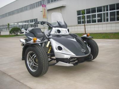 China Racing Black Tricycle Motorcycle ATV 250CC With Two Seats for sale