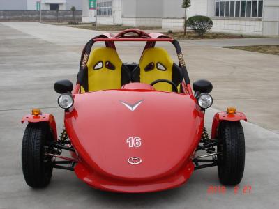 China Red Chain Drive Tricycle Motorcycle , Two Seats ATV Automatic With Reverse for sale