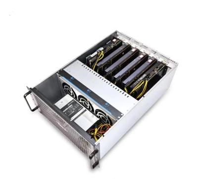 China Mining Rig Frame-behuizing 6 GPU voor Aleo Coin Mining Te koop