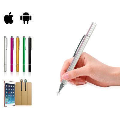 China 2021 New Capacitive Stylus Pen Touch Screen For Iphone Ipad Stylus Pen With Logo Gift Cell Phone Style Metal Tablet Clip 2021 for sale