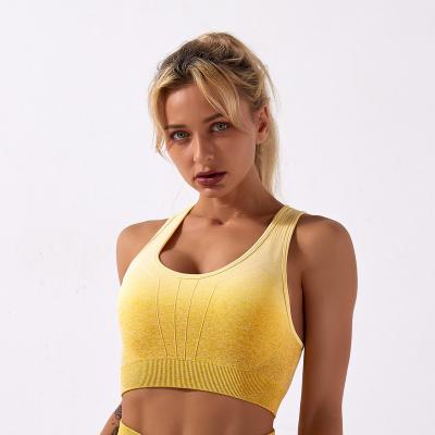 China New High Quality BBSY024 Breathable Tie Dye Seamless Sports Yoga Bra for sale