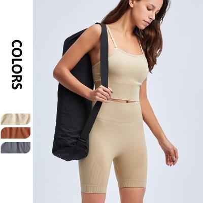 China BBZC2900 Factory Outlet Bra Fitness Wear Breathable Sexy Running Sports Set Breathable Short Leggings Women Yoga Set for sale