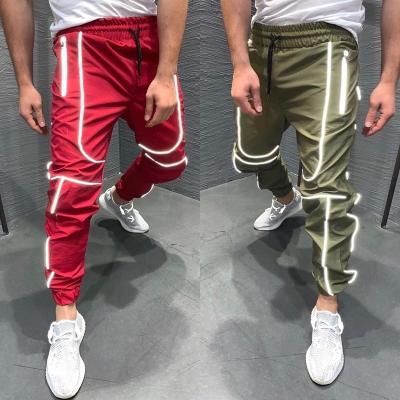 China Brand BBYB823 Reflective Fitness Training Slim Pants QUICK DRY Sports Pants for sale