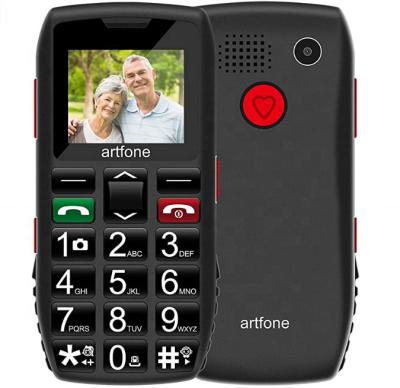 China Fast Charging Artfone C1 Big Button Mobile Phone for Older and Unlocked Top Mobile Phone with SOS Emergency Button, 1400mAh Battery for sale